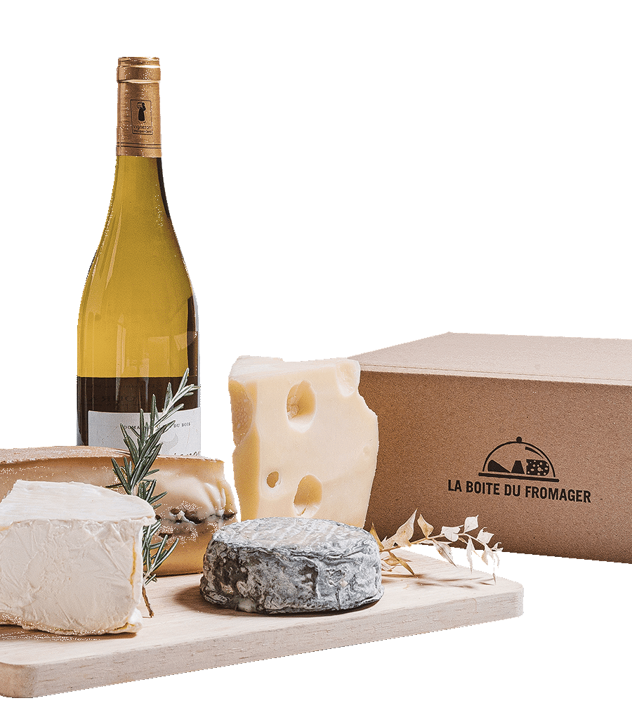 wine and cheese box